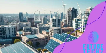 Smart city infrastructure powered by renewable energy